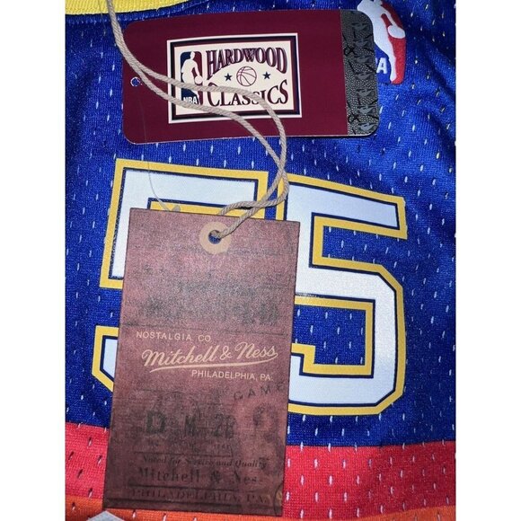 NWT Mitchell & Ness DENVER NUGGETS Dikembe Mutombo 91-92  Swingman Jersey - Picture 7 of 13